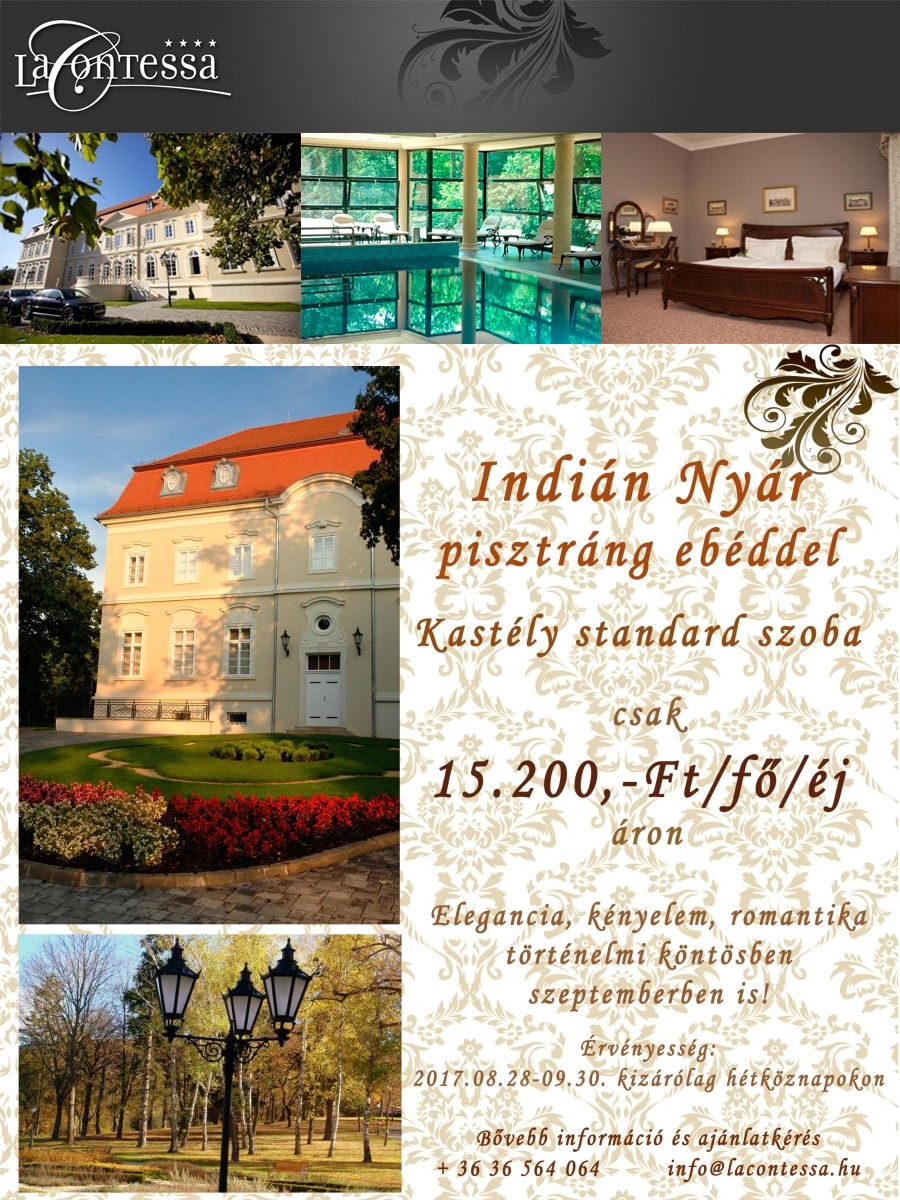 LaContessa**** Kastlyhotel s Rendezvnykzpont