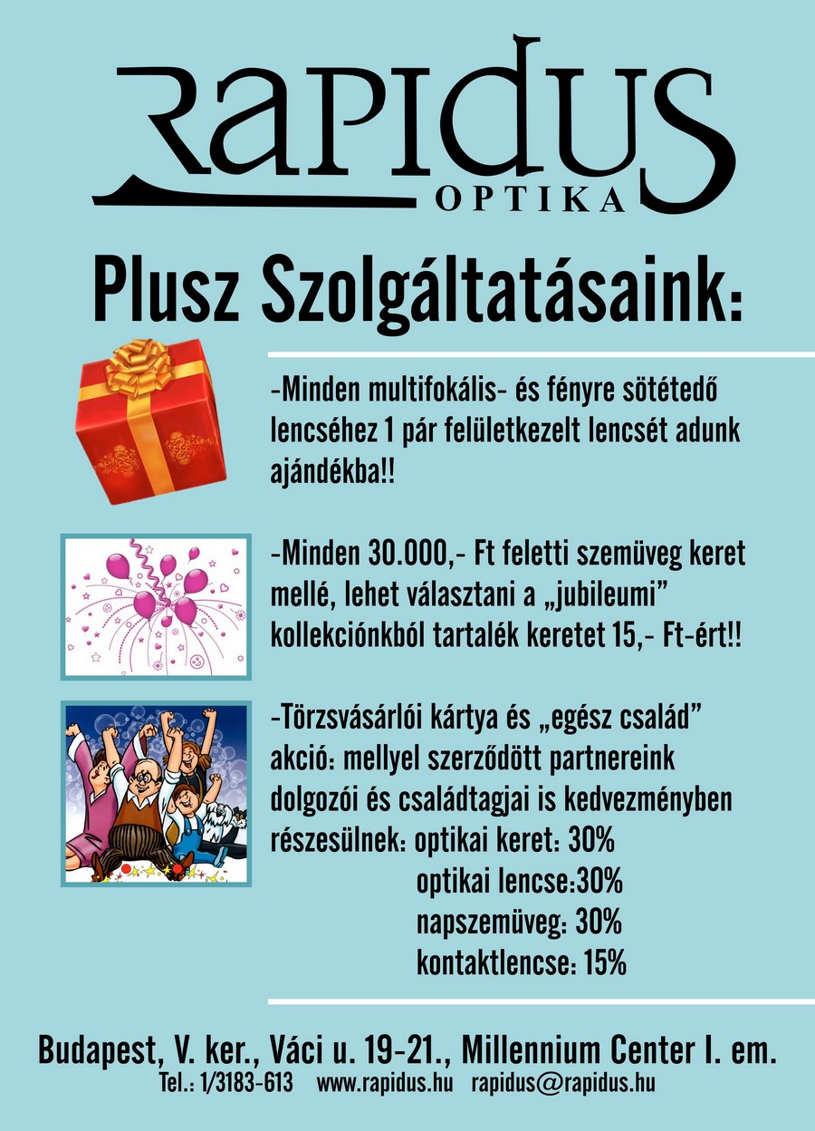 Rapidus Optika akcija